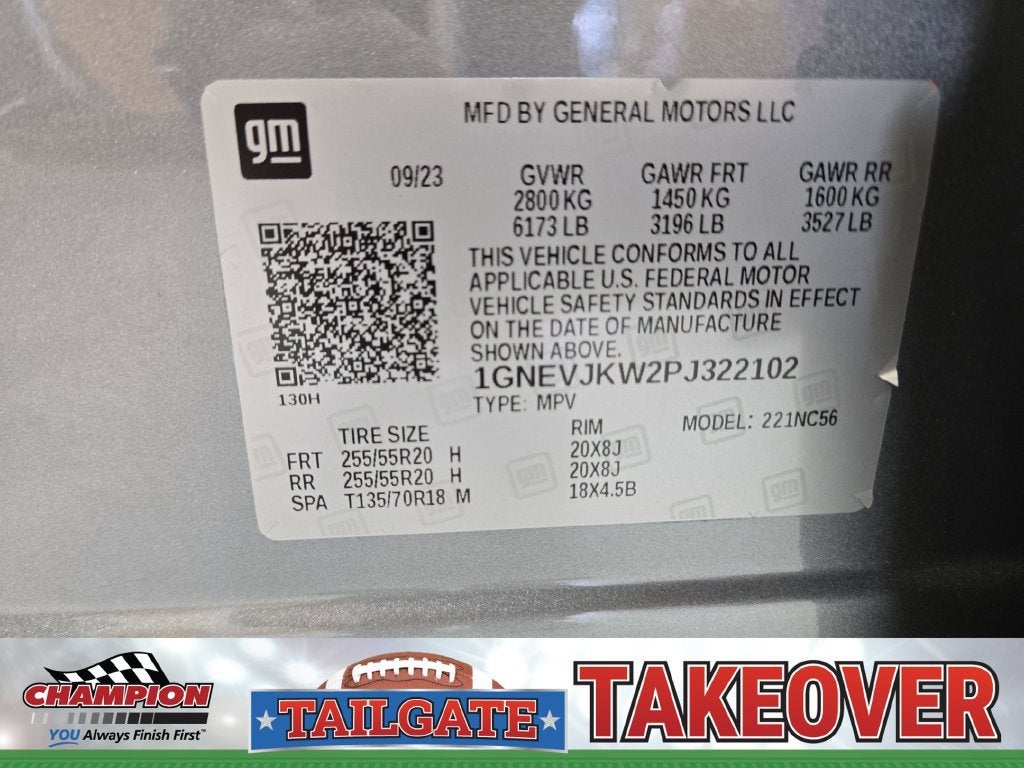 2023 Chevrolet Traverse RS