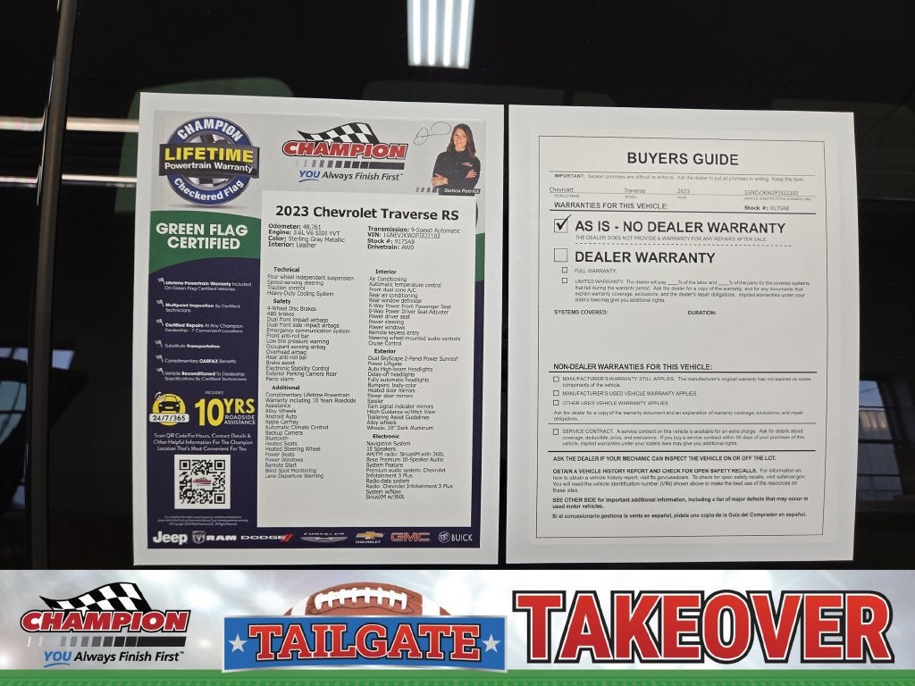 2023 Chevrolet Traverse RS