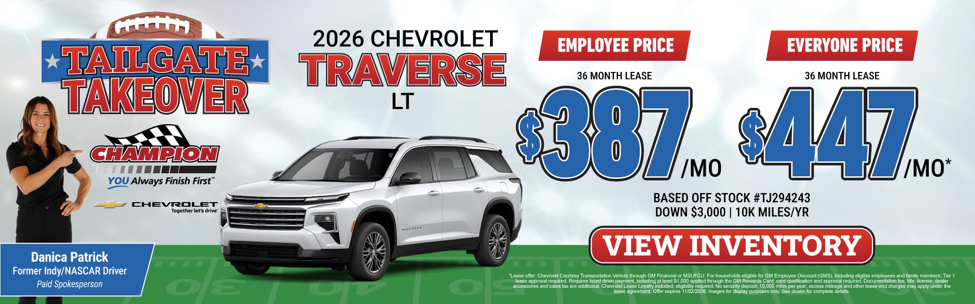 Traverse at Champion-Hargreaves Chevrolet in Royal Oak MI