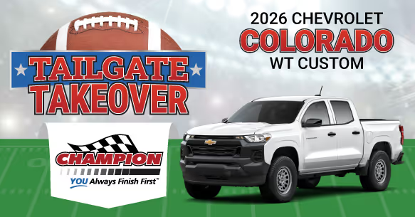 2026 Chevrolet Colorado WT Custom Lease Offer